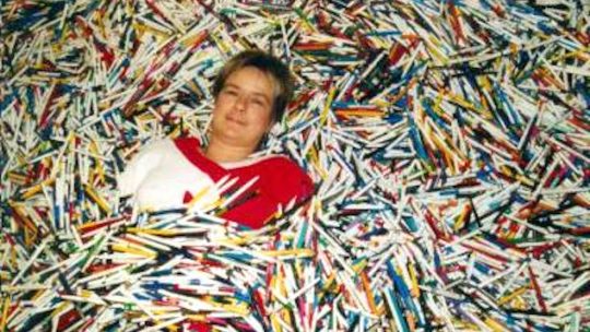Un raz-de-marée de stylos, littéralement.