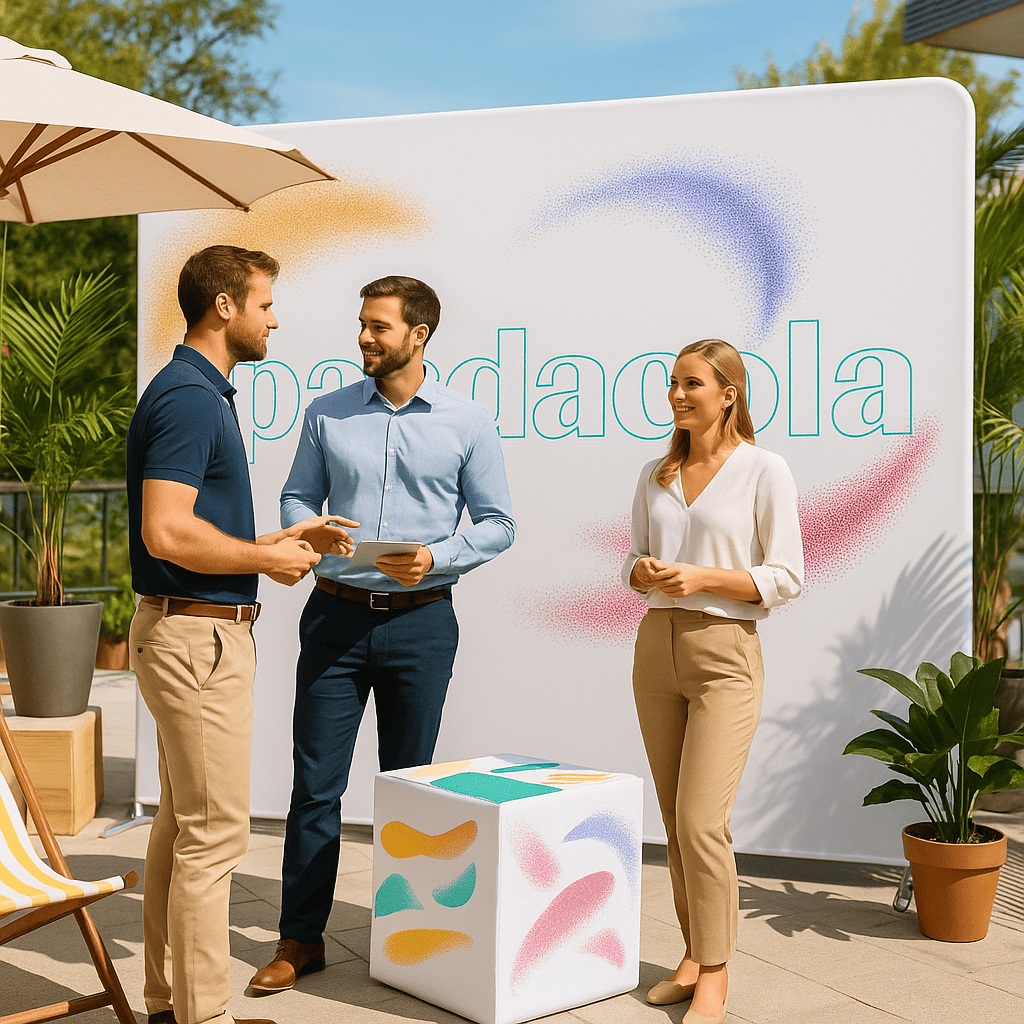 PLV Pandacola personnalisé photocalls
