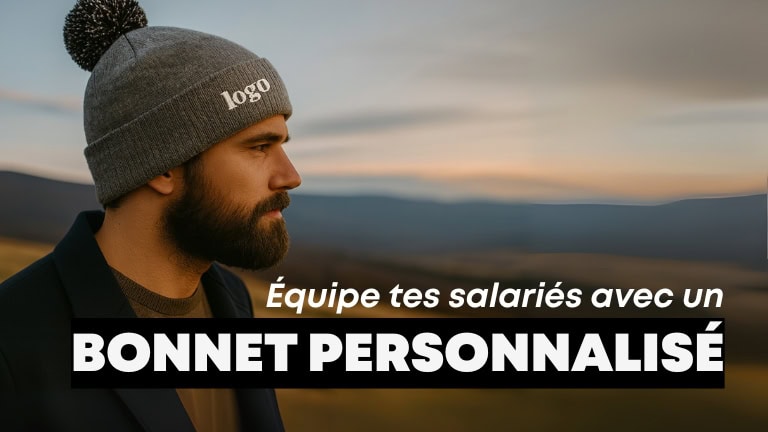 Équipe tes salariés avec un bonnet personnalisé