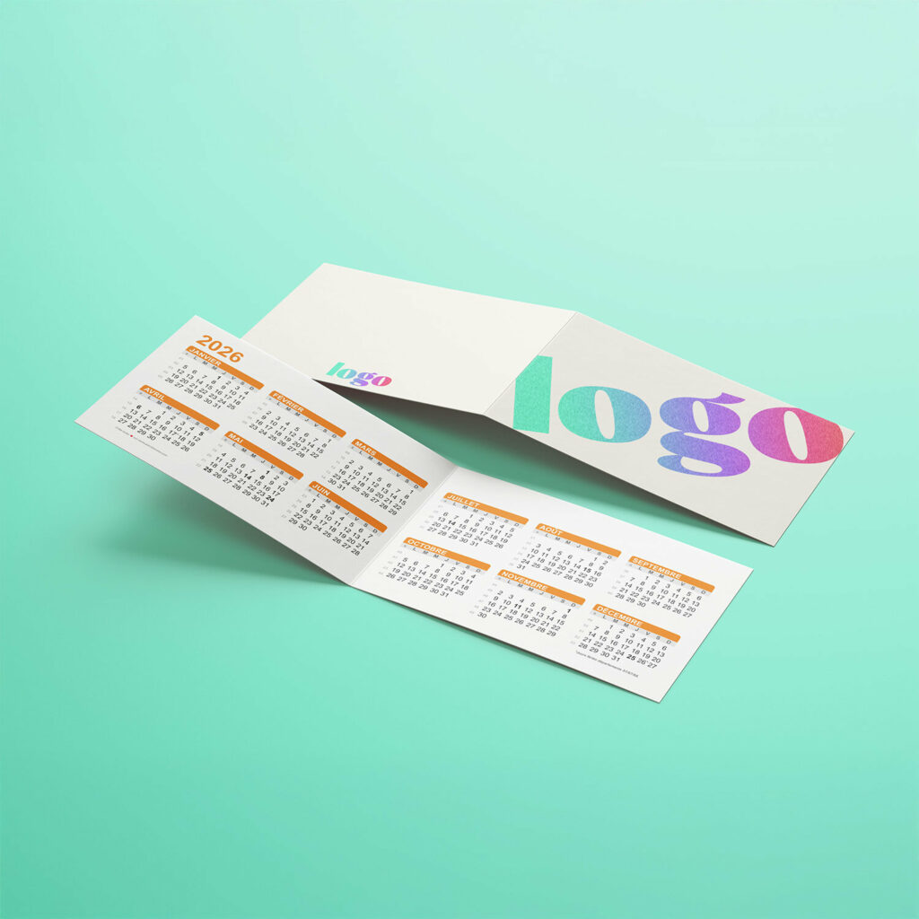 Calendrier format carte Cartan Open - PDCL