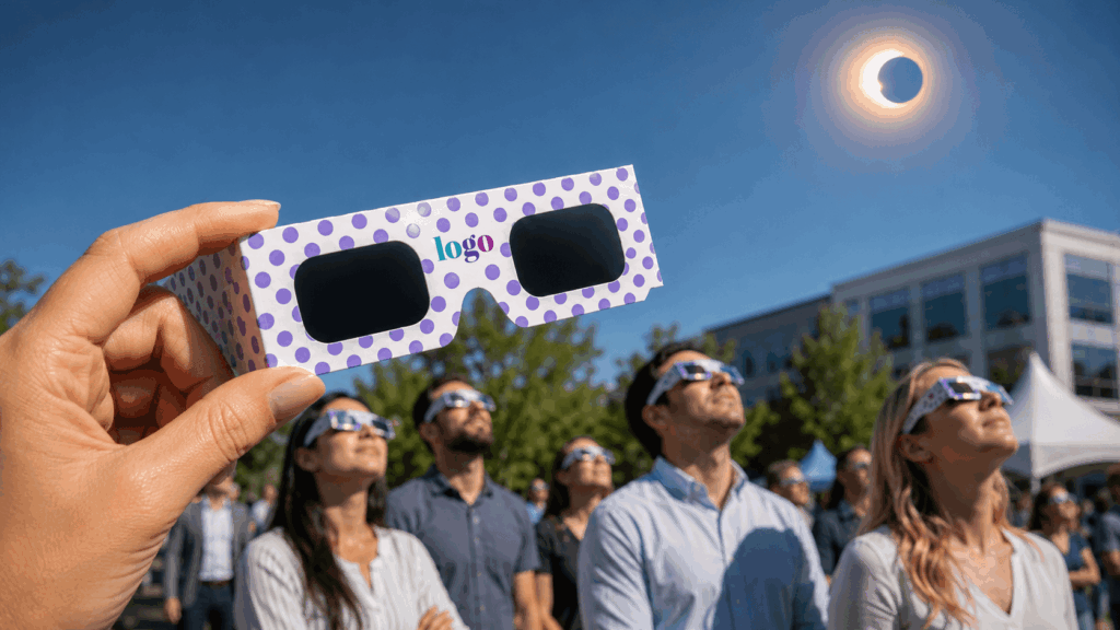 Lunettes éclipse personnalisées le goodies BtoB de l'été 2026